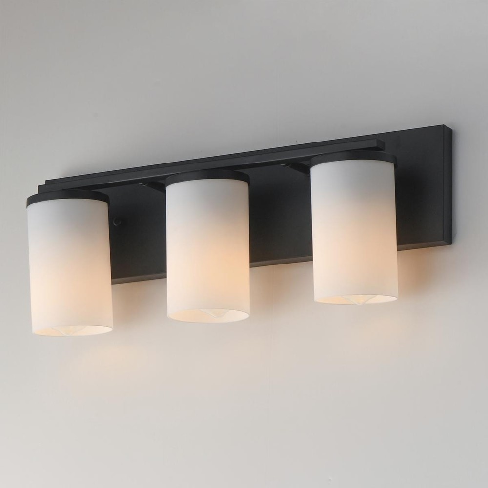 Maxim Lighting 10283SWBK Lateral Bathroom Vanity Light Black