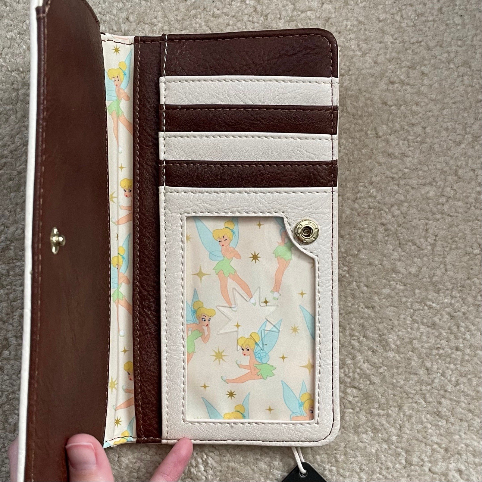 Loungefly Disney Peter Pan Tinker Bell Quilted Wallet