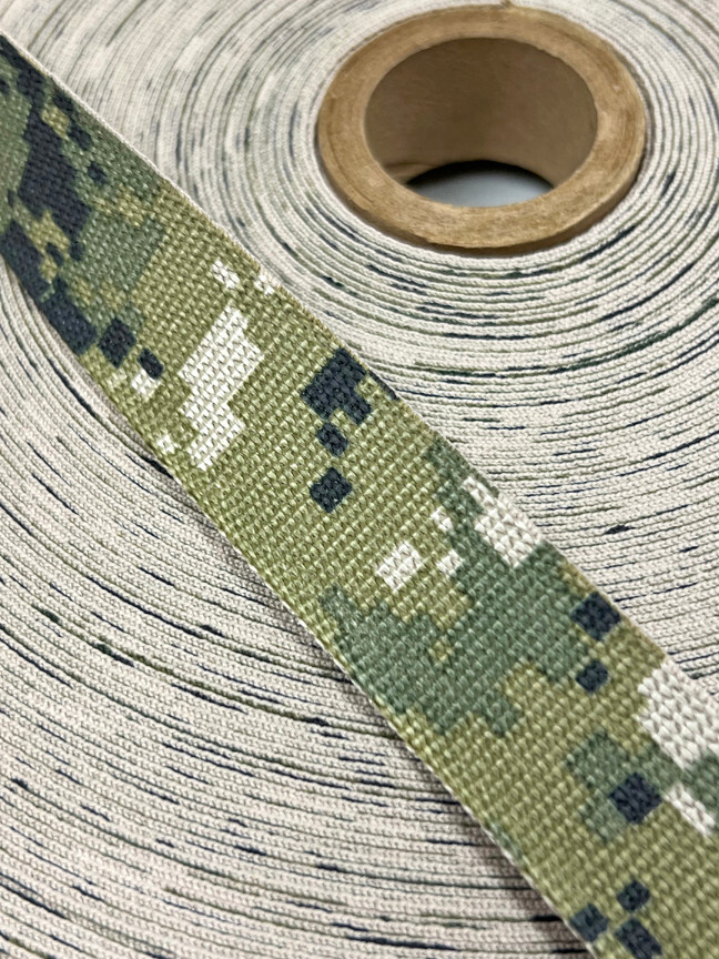 Milspec AOR2 Digital 1" 55301 Nylon Webbing Single Sided (5 Yards)