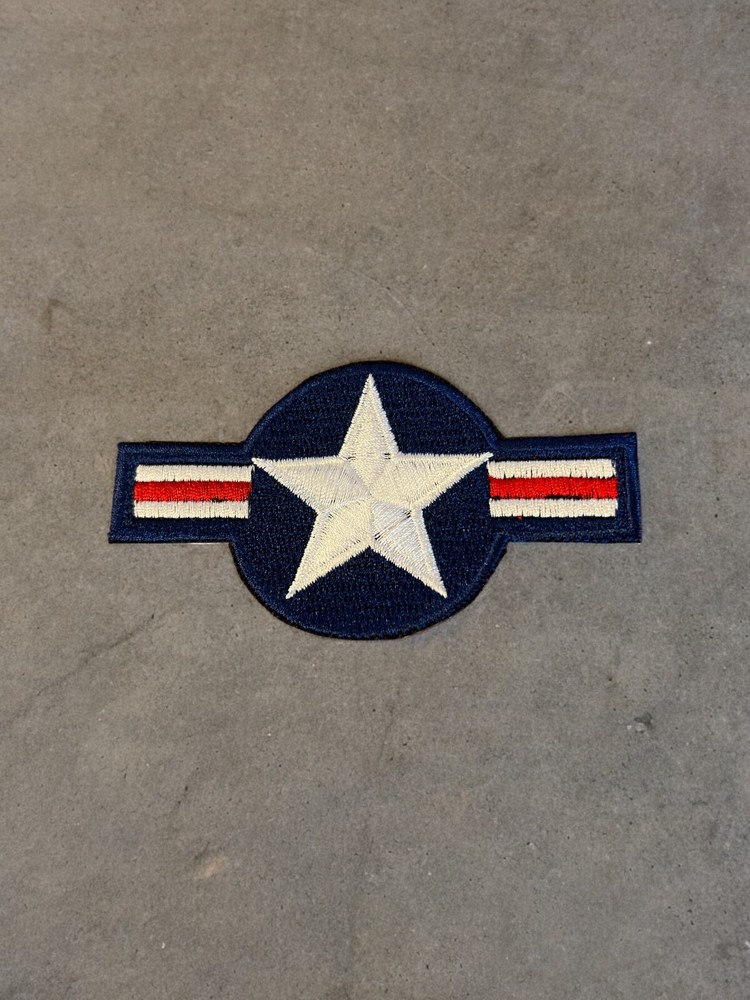 Air Force Roundel Patch 2.14" X 3.85"