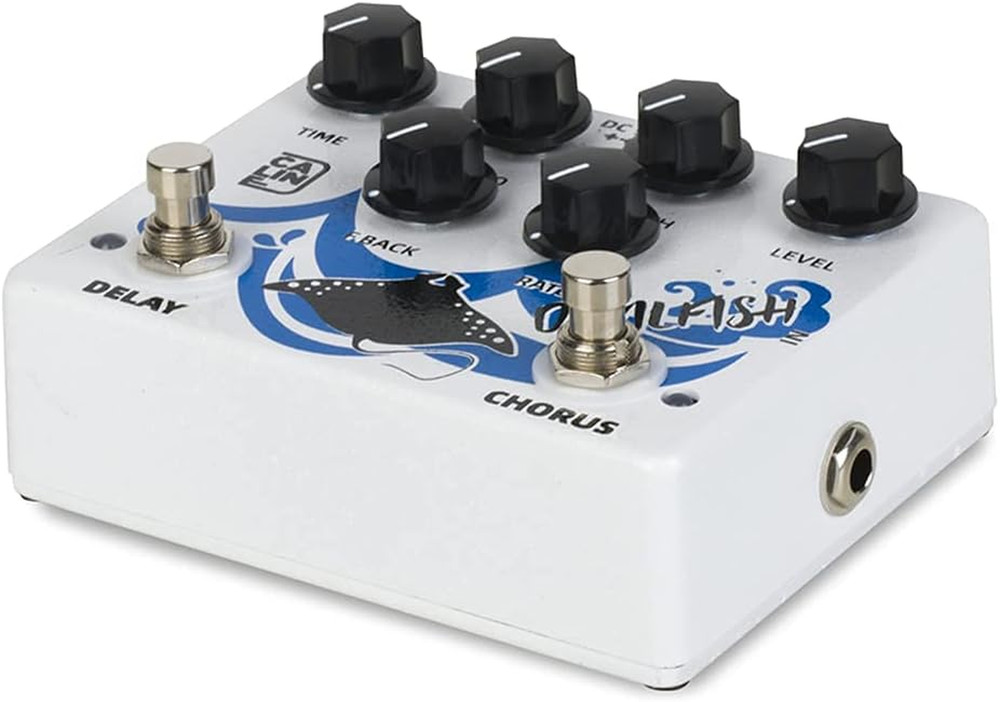 DCP-03 DEVILFISH Chorus Delay Effect Pedal Dual Guitar Pedal