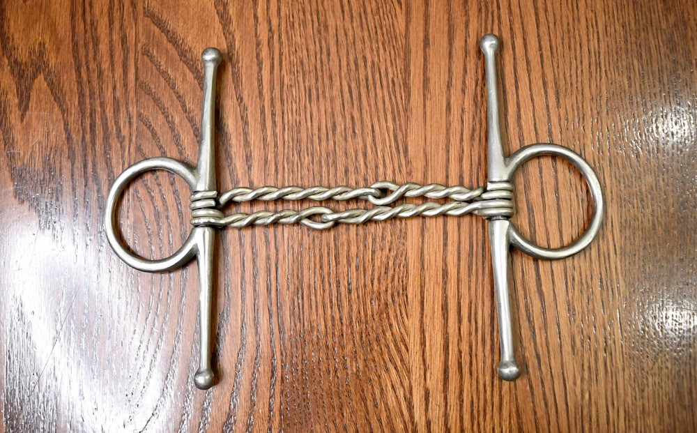 England, full cheek double twisted wire, 4.75”-5”