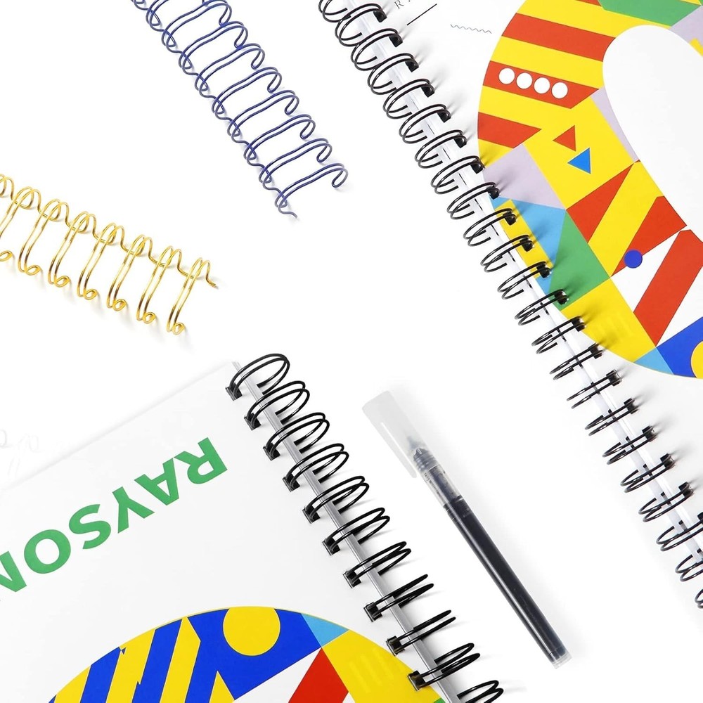 Versatile 3/4 Inch Binding Spines in Multicolor - Perfect for Reports, 50 Pack