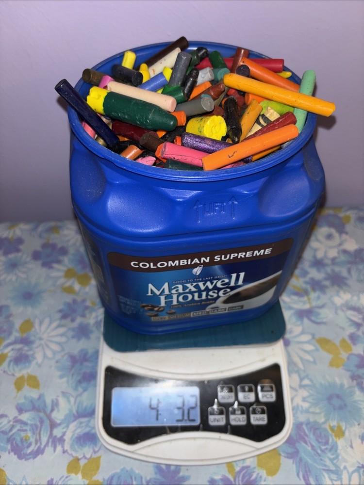 Used Crayons 4 Pounds - Broken Crayons for Arts Crafts Melting