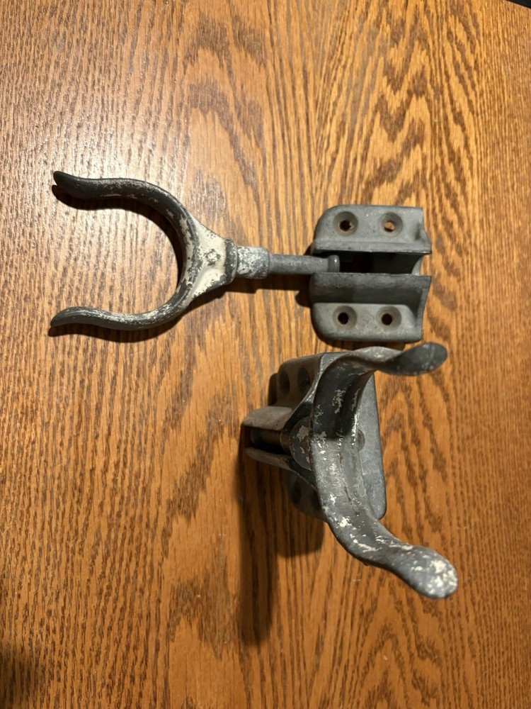Vintage Galvanized Fold Down Oar Locks