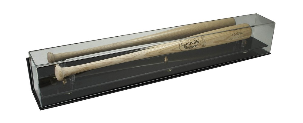 Deluxe Acrylic Baseball Bat Display Case - Wall Mountable
