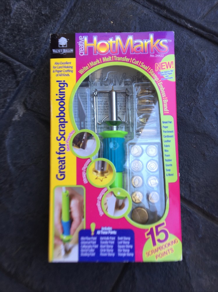 Creative Hot Marks Tool Kit, 15 Points Hot Cutting, 15 Scrapbooking Points