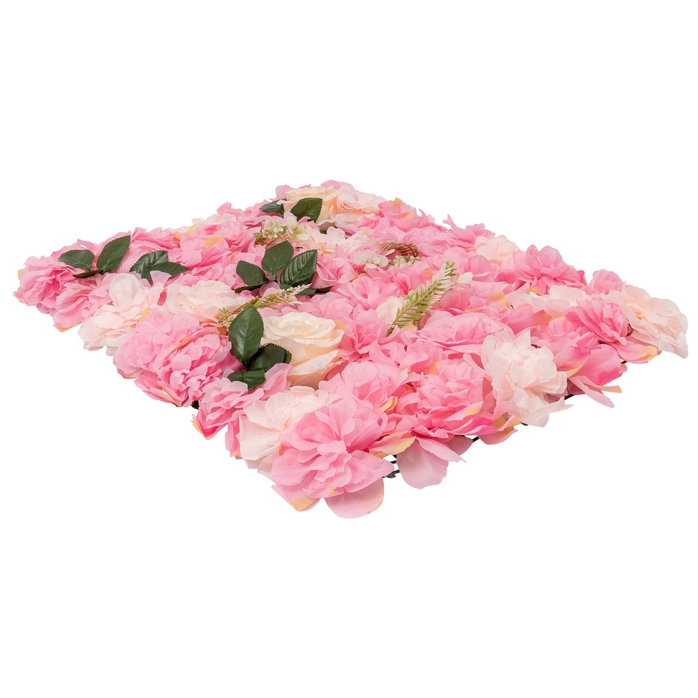 Flower Wall Panel, Artificial Floral Backdrop, Wall Decoration Backdrop
