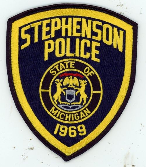 MICHIGAN MI STEPHENSON POLICE NICE SHOULDER PATCH SHERIFF