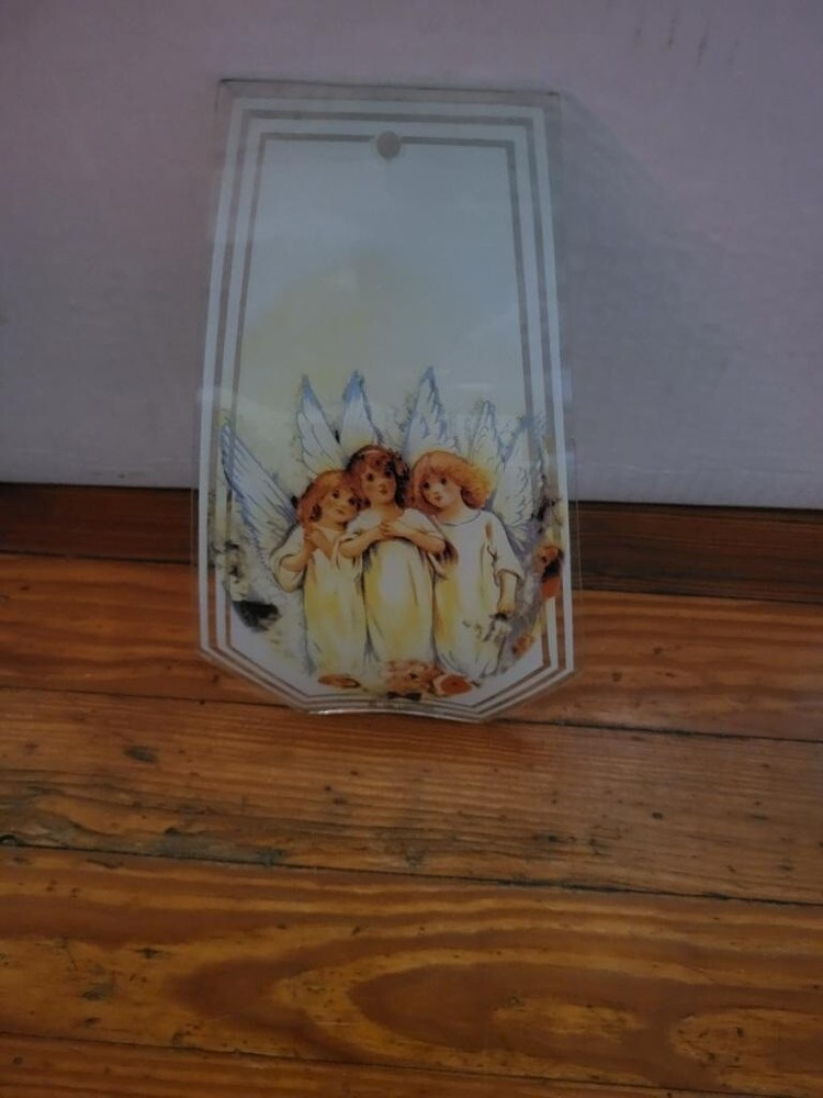 Vintage OK Lighting THREE ANGELS Touch Lamp Replacement Panel