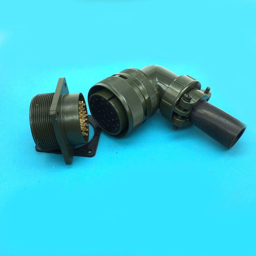 Right angle Aviation plug Socket Binding post MS3108A28-16S MS3102A28-16P 20 pin