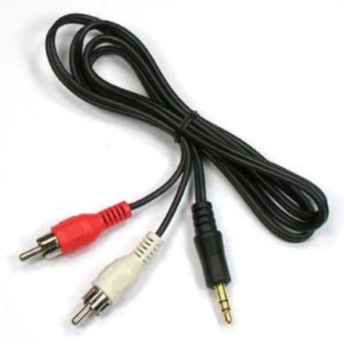 3 Pack - 50 FT 3.5mm Stereo M/2 RCA M Cable