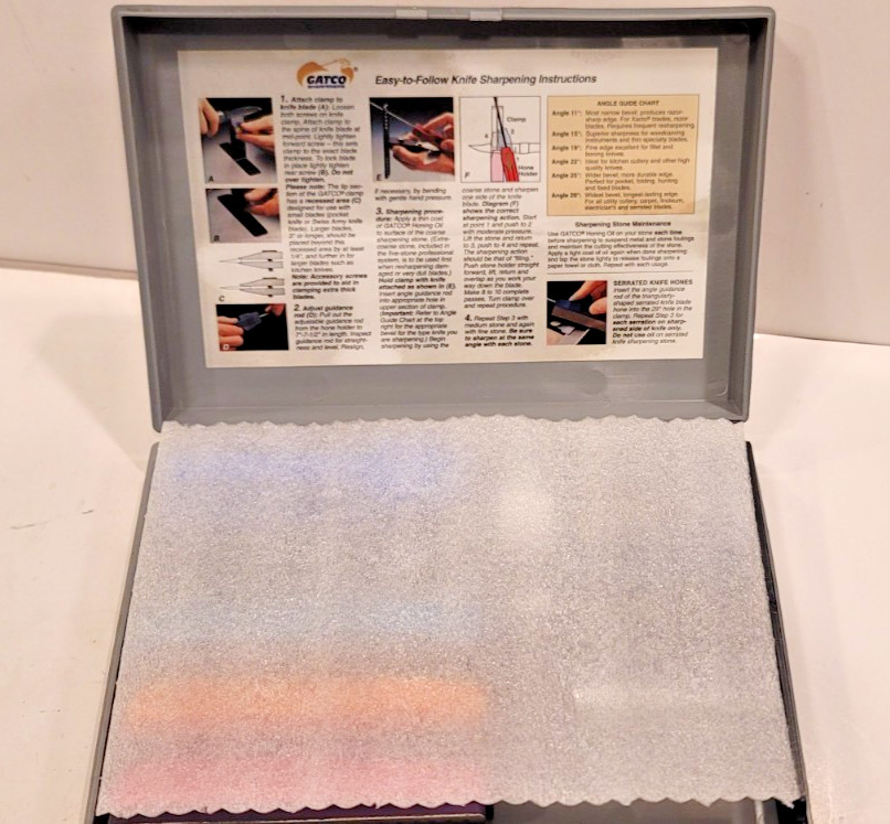 Gatco Vintage Knife Sharpening Kit Missing 1 Pc