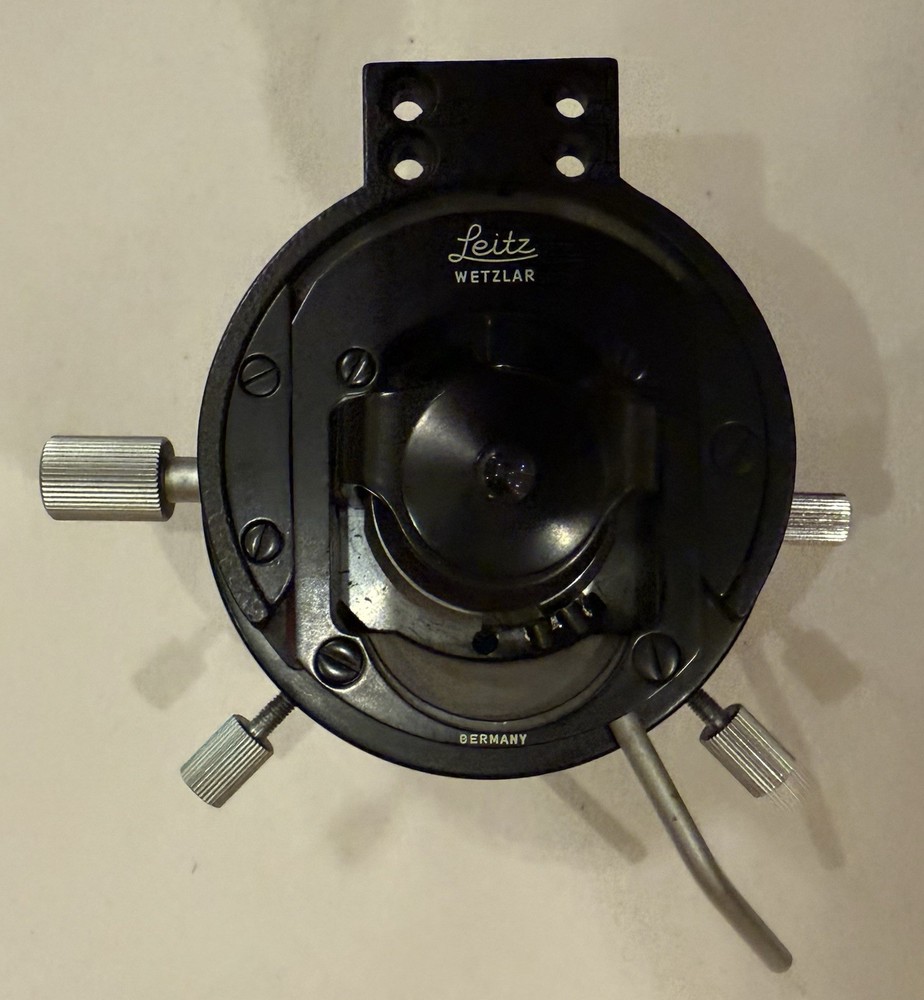 Leitz Wetzlar Microscope Flip Top Condenser READ Ships FAST!
