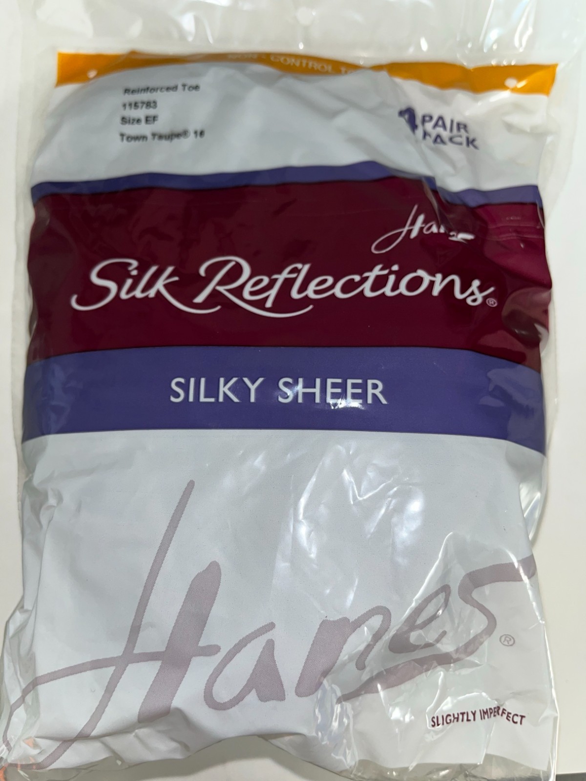 Hanes Silk Reflections Silky Sheer Non-Control Top RT 4 PACK EF Taupe 115783