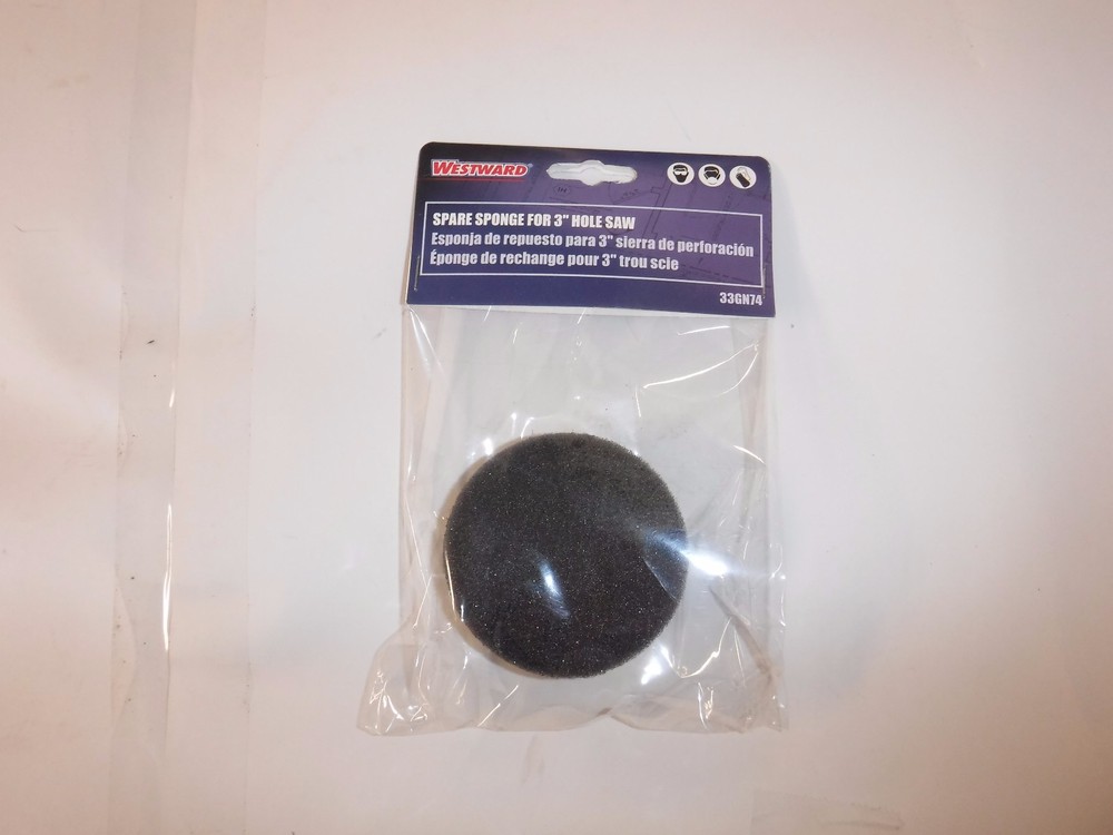 WESTWARD 3" Hole Saw Sponge (T)