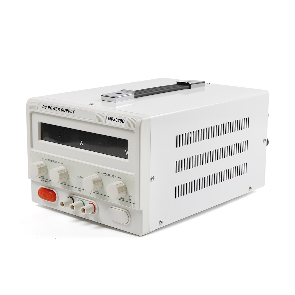 Adjustable 0-30V 0-20A DC Power Supply High Precision Variable Digital Lab Test