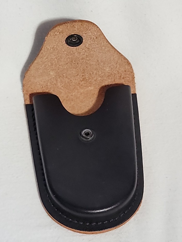 Leather Handcuffes Case - Black