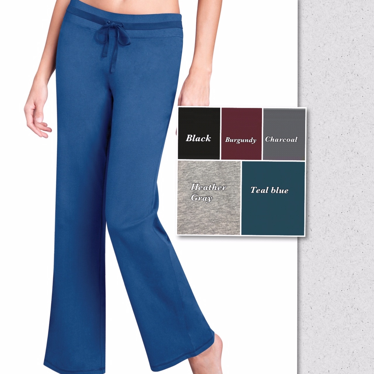 New Women Casual Yoga Lounge Pants Cotton/Spandex ~ S - XL