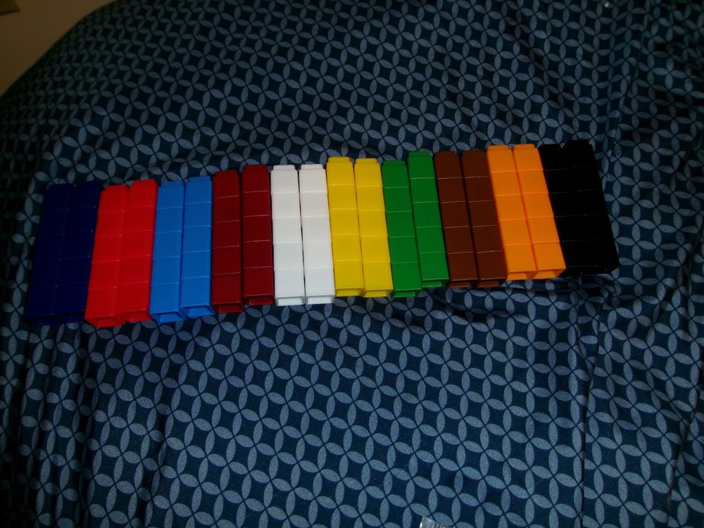 Didax Unifix Cubes 100 Interlocking Counting Cubes