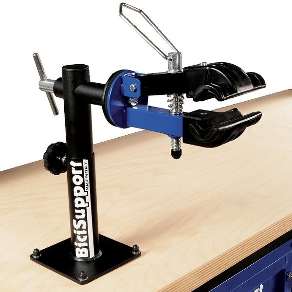 bench clamp black / blue Bicisupport Workshop