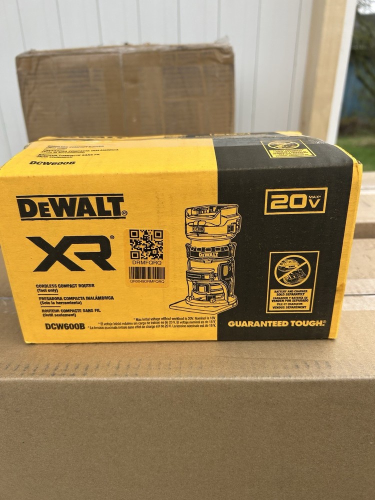 DeWalt DCW600B 20V Max XR Brushless Compact Router Variable Speed NEW