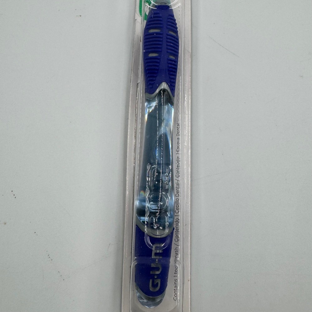 GUM 525PHS Tech Deep Clean Compact Soft Toothbrush Blue