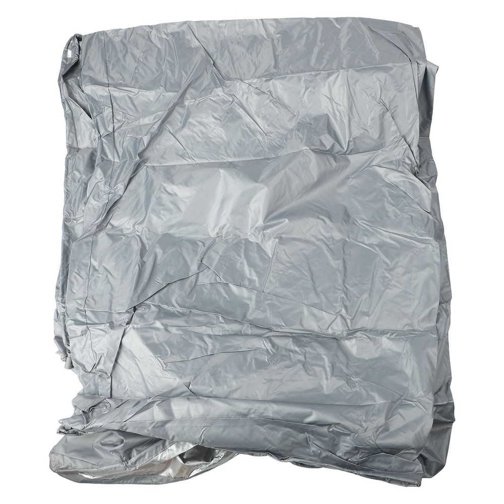 Gray Waterproof Spa Cover Cap for Square Spas Easy Maintenance Solution