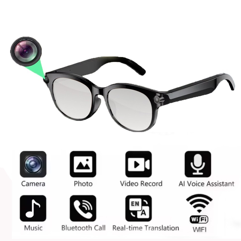 POV Video Smart Glasses with Camera