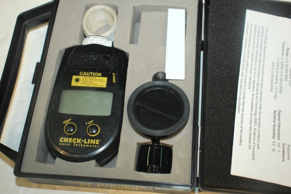 Check Line Laser Tachometer PLT-5000