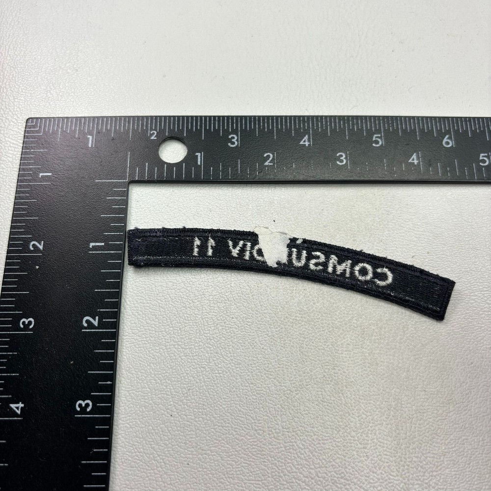 US Navy COMSUBDIV 11 Tab Patch (Rocker, UIM) 19MQ