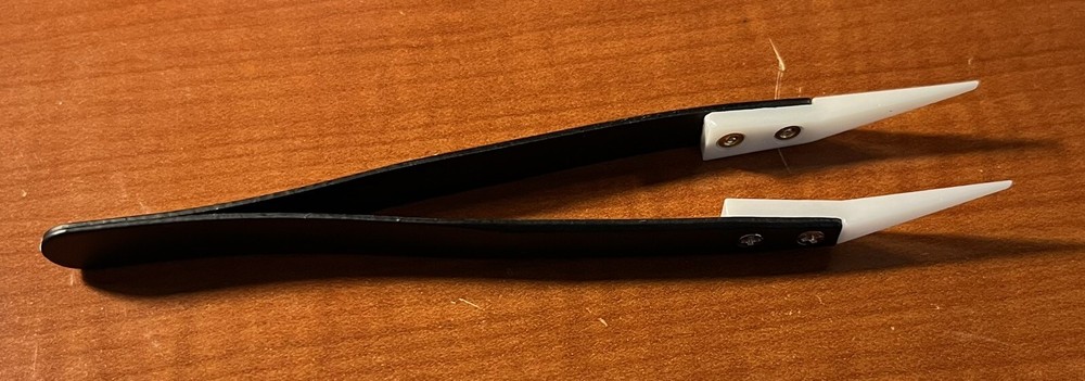 Low Angle Ceramic Tweezer - SMD Components - CB Radio Repairs