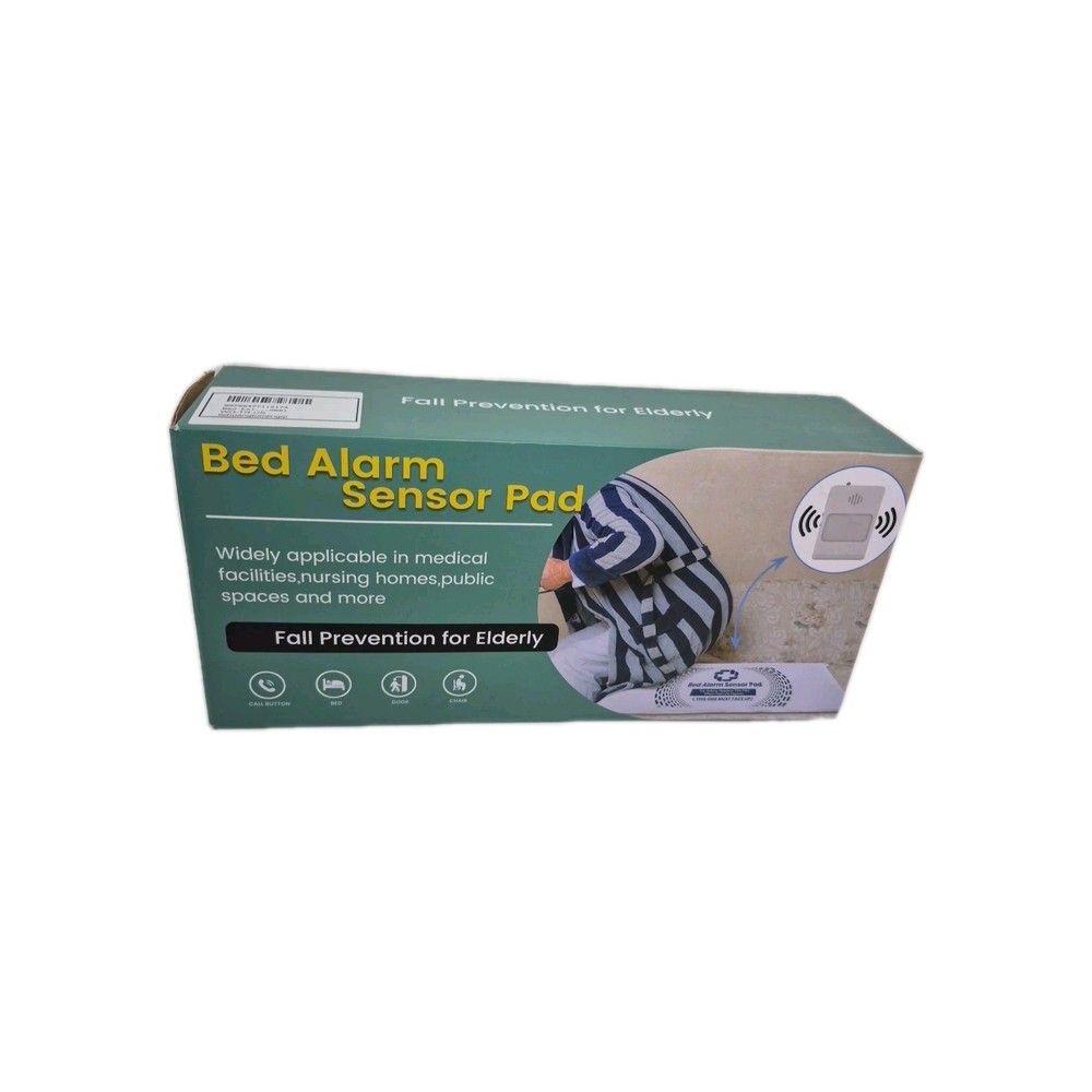 Bed Alarm Senso Pad For Adults With Call Button For Fall Prevention New In Box
