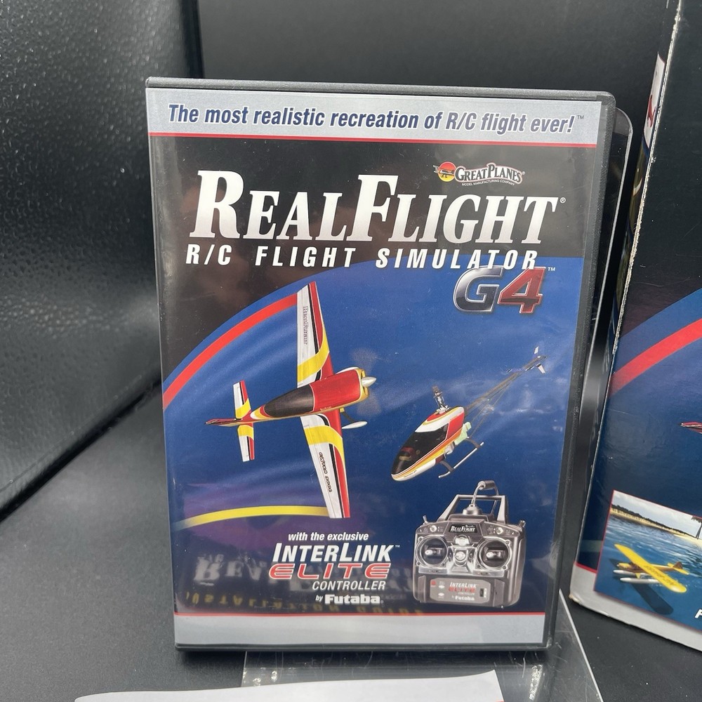 Great Planes RealFlight RC Flight Simulator G4 Futaba Interlink Elite Controller