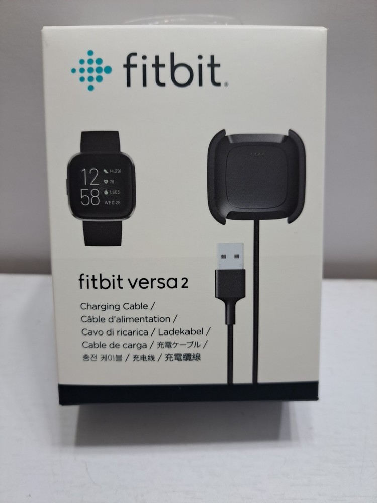 Fitbit FB171RCC Charging Cable for Fitbit Versa 2 - Black Untested *Read*