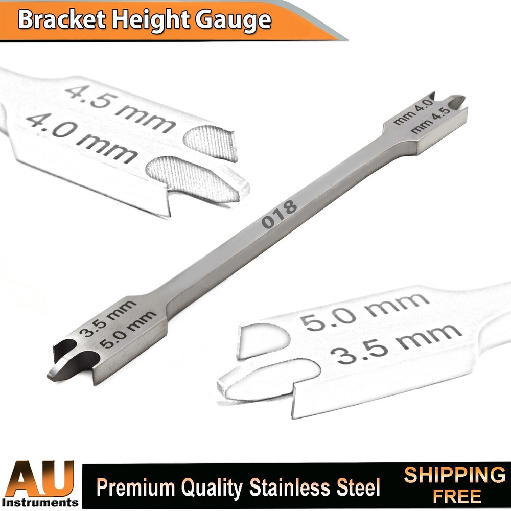 Bracket Height Gauges Braces Positioning Measuring Wick Type Ortho Care