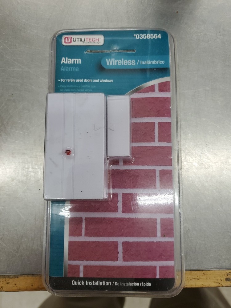 Utilitech Wireless Alarm 0358564 for Windows/Doors, Brand New, FREE 2-3 Day Ship