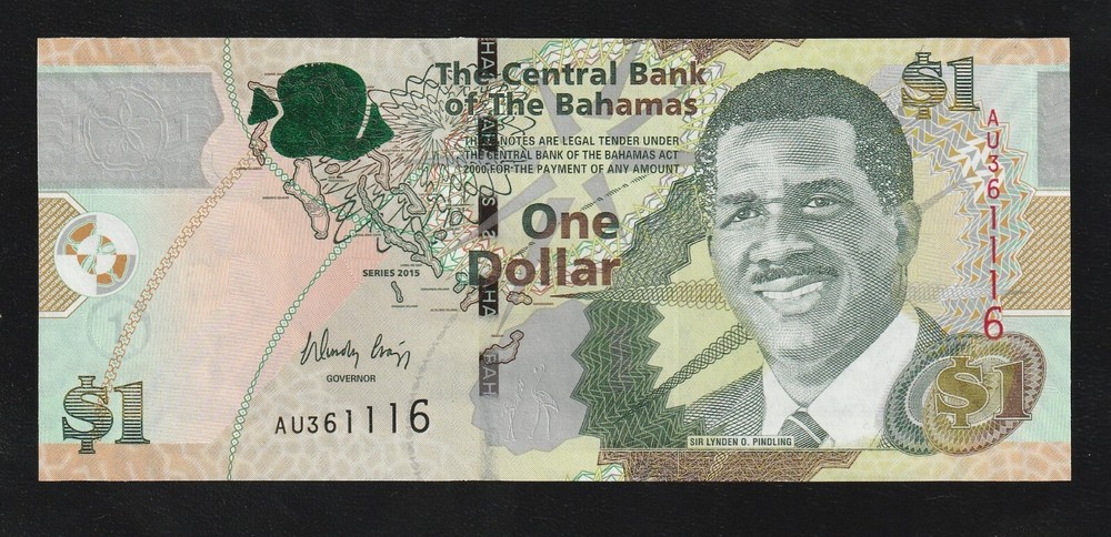 Bahamas, 1 dollar, 2015, P-71A UNC