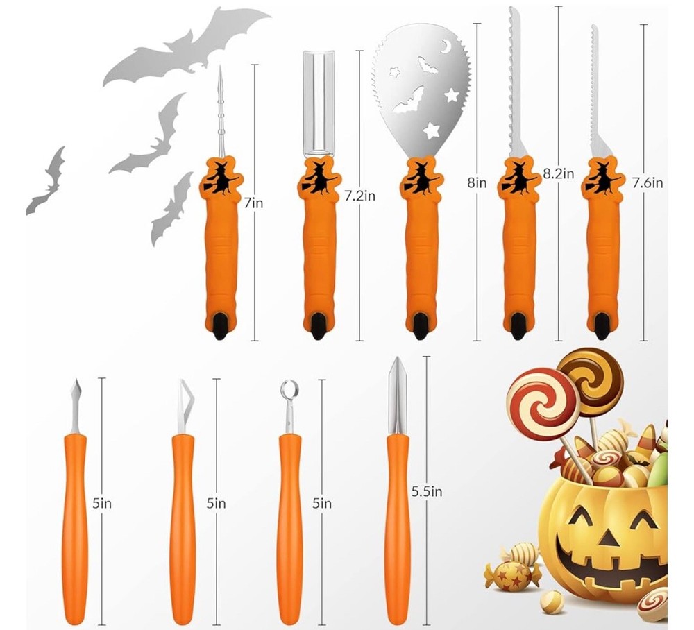 Halloween Pumpkin Carving Tool Kit