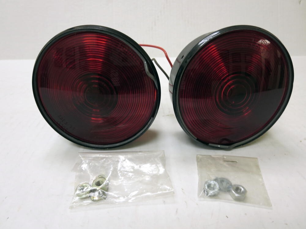 Vintage Willys Kaiser Jeep CJ5 U.S. Made Tail Light Set