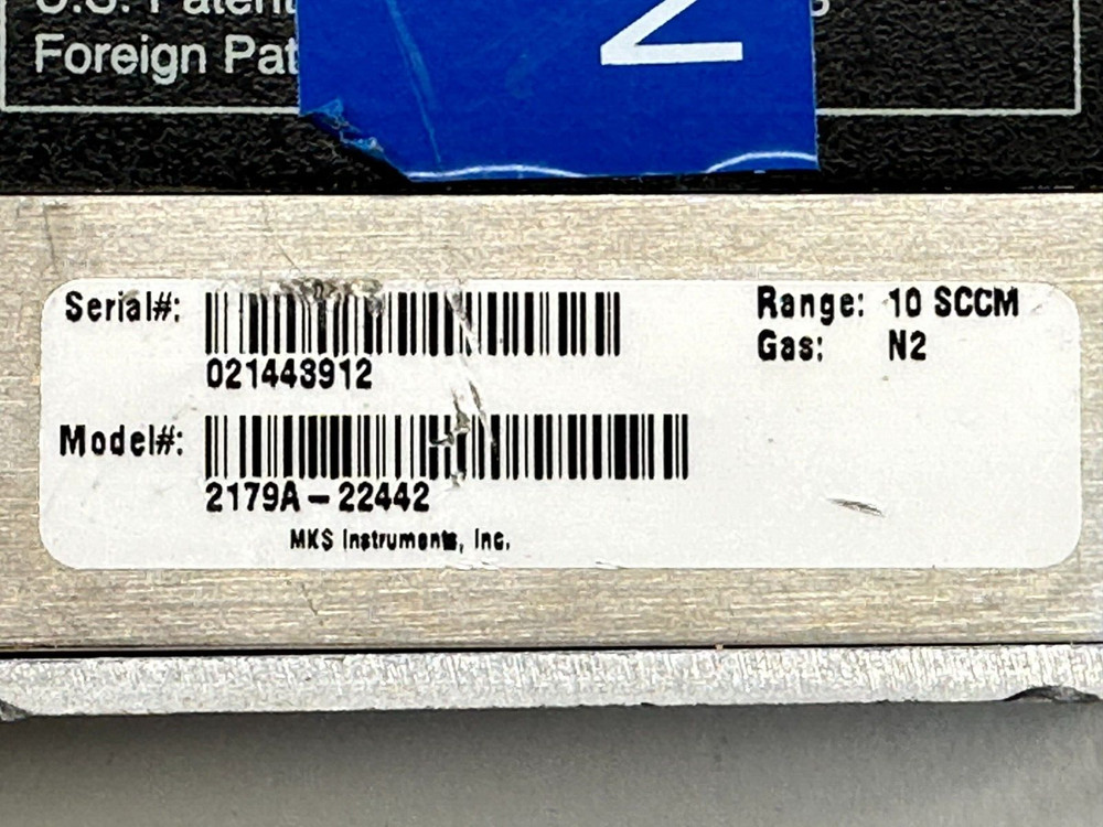 MKS 2179A-22442 10 SCCM N2 MASS-FLO CONTROLLER