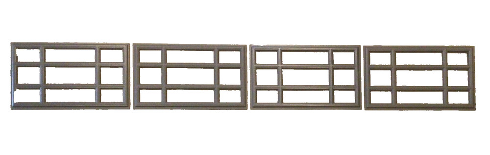 4 Amarr Prairie Replacement Inserts Short Panel Amarr Garage Door Charcoal Gray