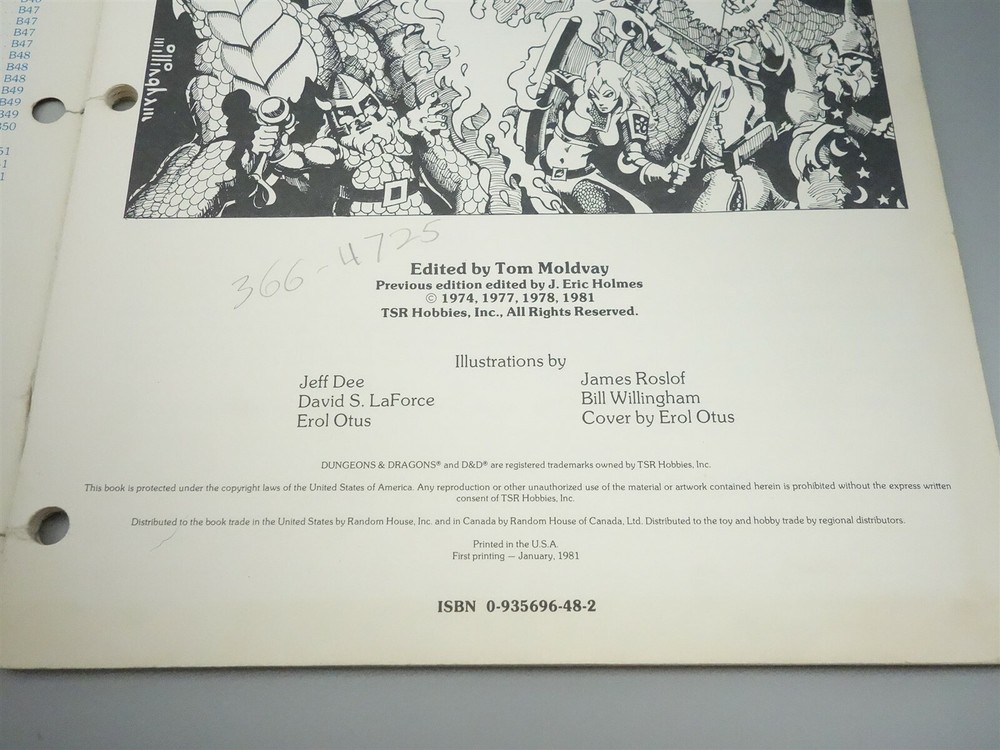 Dungeons & Dragons, D&D: Fantasy Adventure Game Basic Rulebook (TSR 2014)