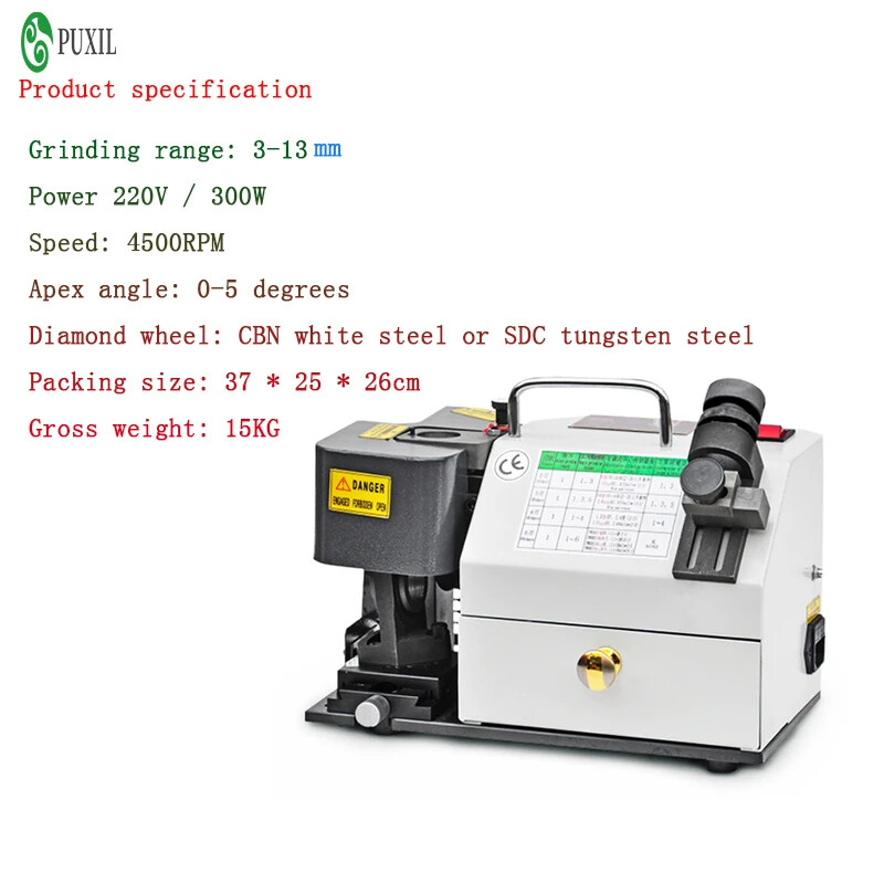 3-13mm Mill Cutter Sharpening Machine, GD-313 Mill Cutter Sharpening Machine
