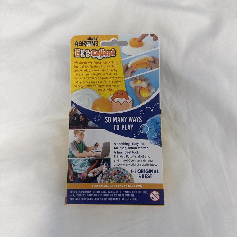 Crazy Aaron’s Egg-cellent Putty 3.5” 2.1oz (Large)