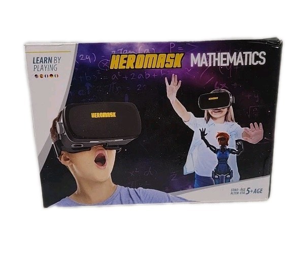 VR Headset + Math Games [Multiplication Subtraction etc] Virtual Games NOB