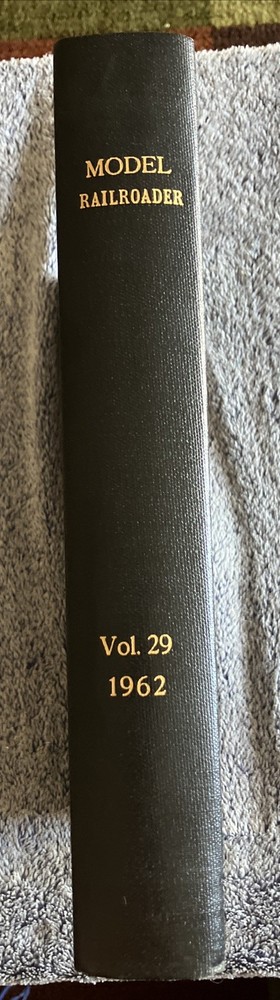 Model Railroader Vol.29 Bound Volume 1962—12 Issues