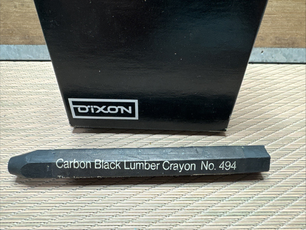 Lumber Crayons, Carbon Black, Dozen