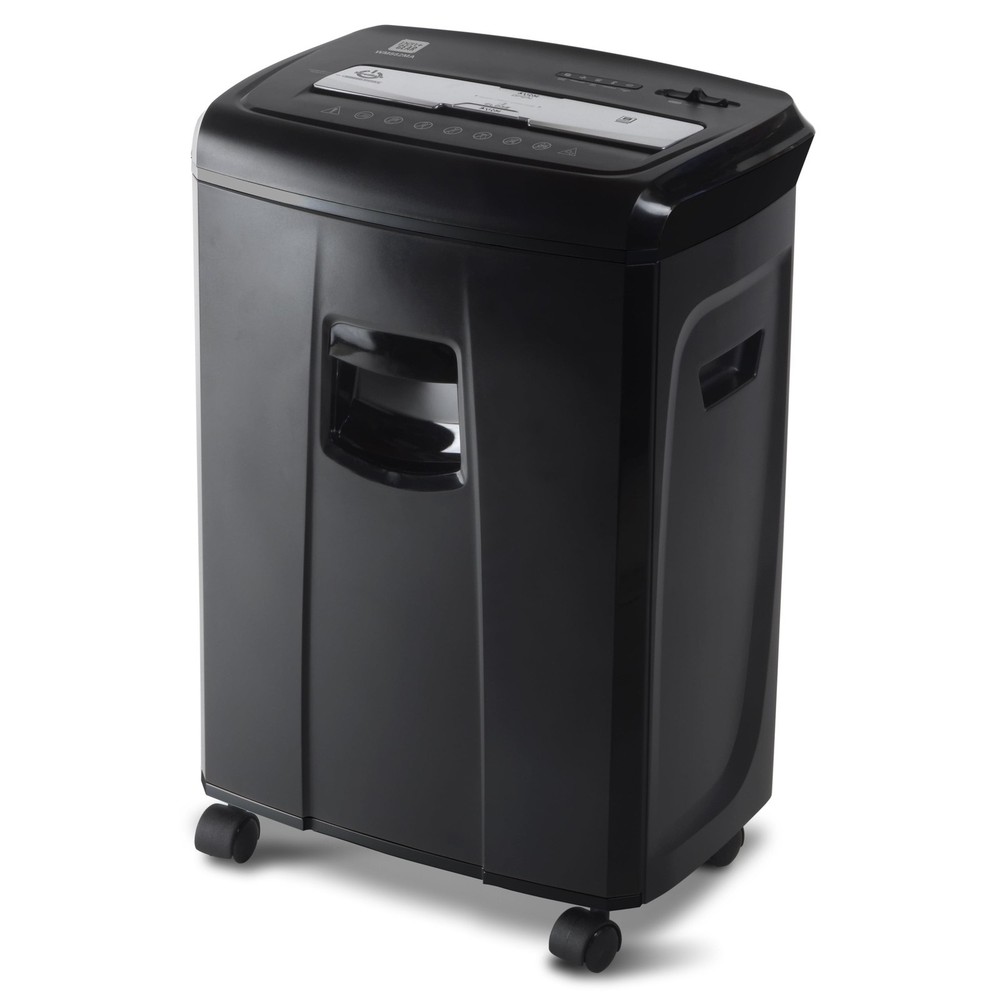 8 Sheet Microcut Rolling Shredder Document Shredding with Pullout Basket Office