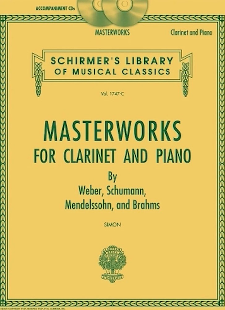 Masterworks for Clarinet and Piano